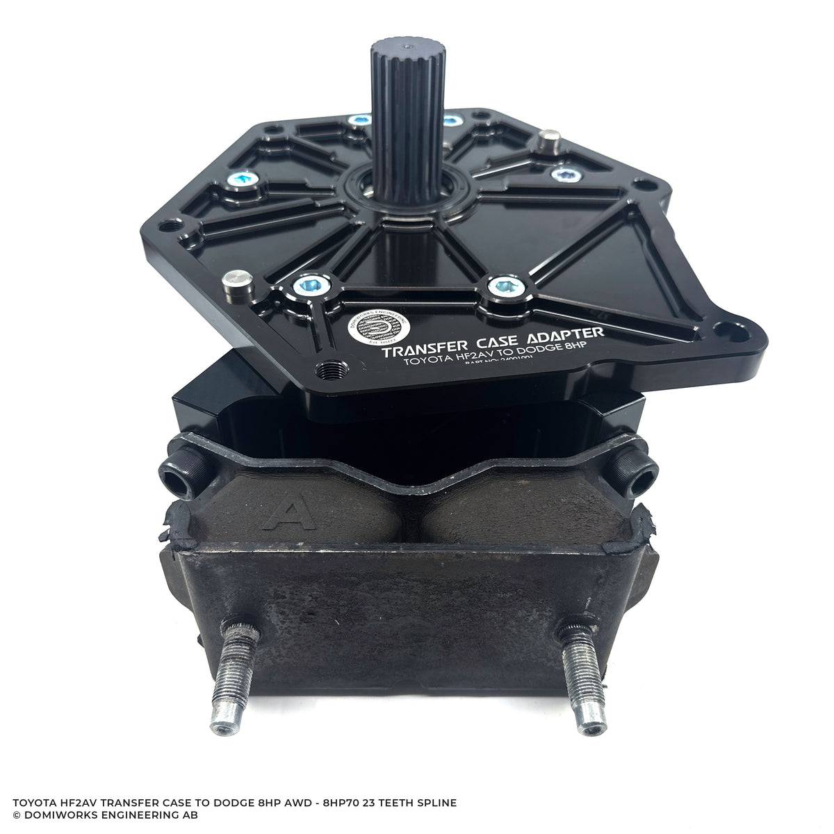 Toyota HF2AV Transfer Case Adapter kit - Dodge 8HP AWD 23 Spline