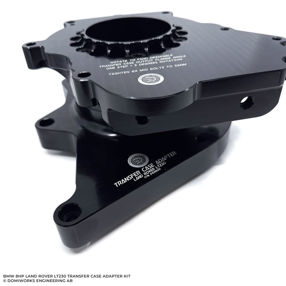 Land Rover LT230 Transfer Case Adapter Kit to BMW 8HP