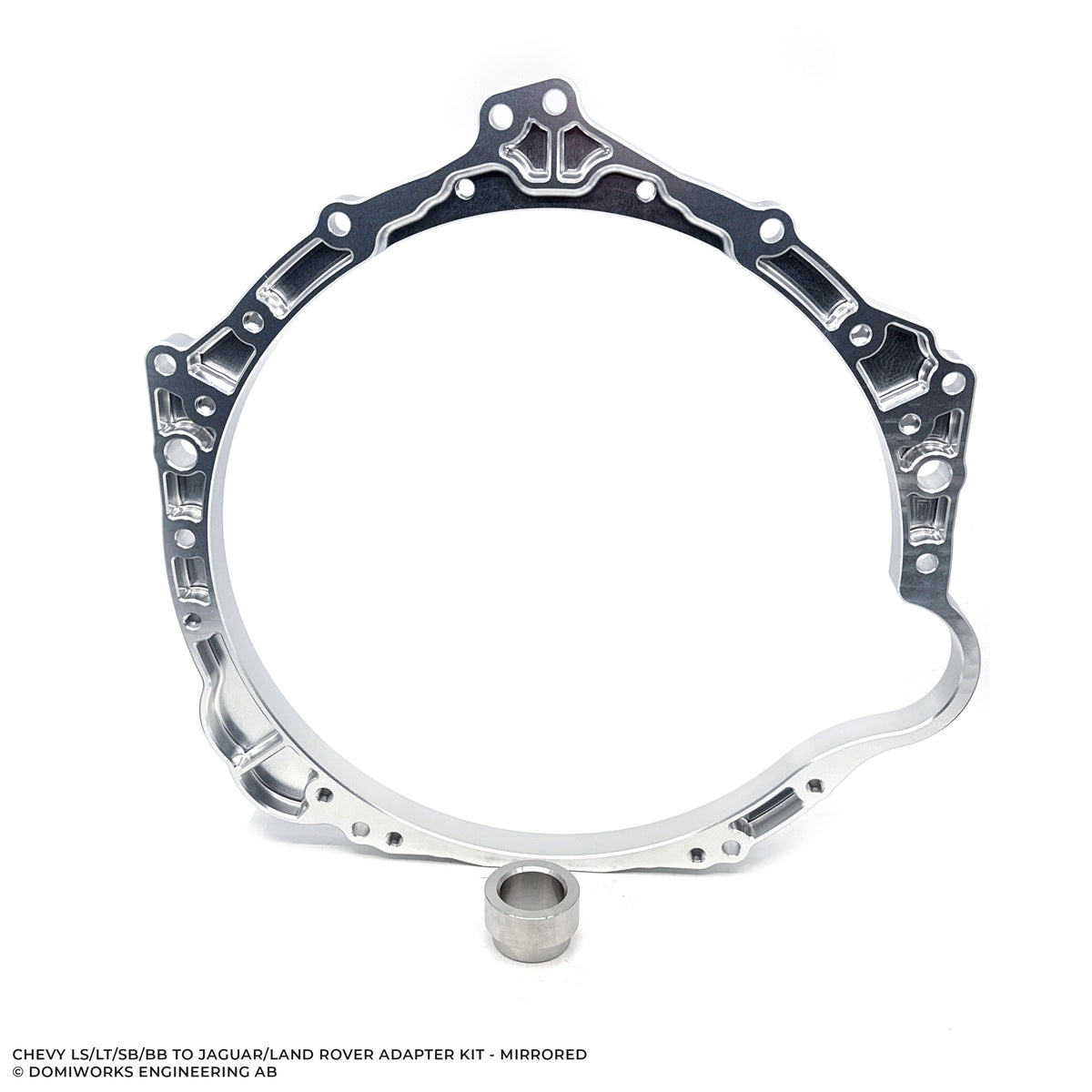 Chevy LS/LT/SB/BB to Jaguar/Land Rover 8HP Adapter kit - Mirrored Starter