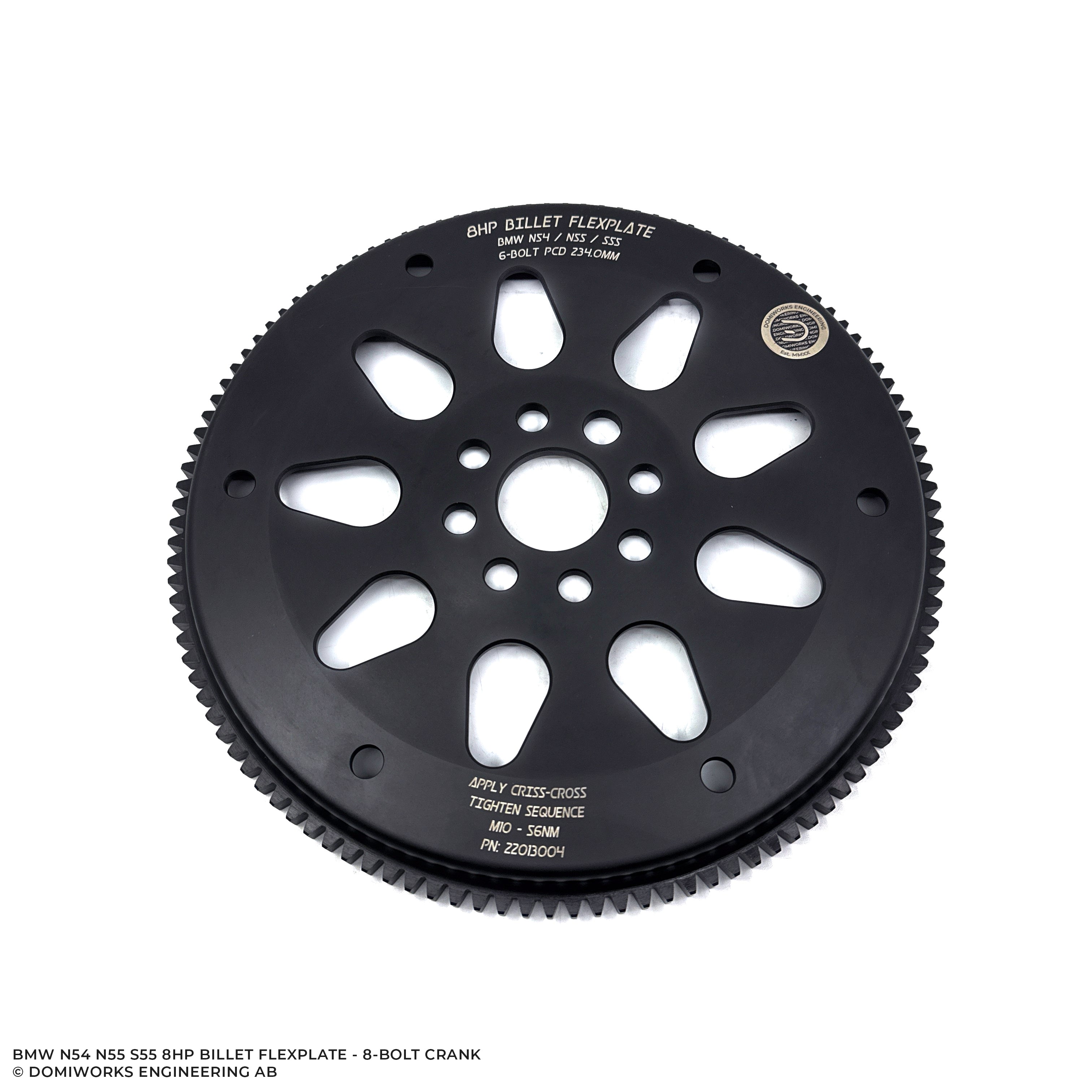 BMW 8HP Billet Flexplate for N54 N55 S55 (8-bolt) – DomiWorks