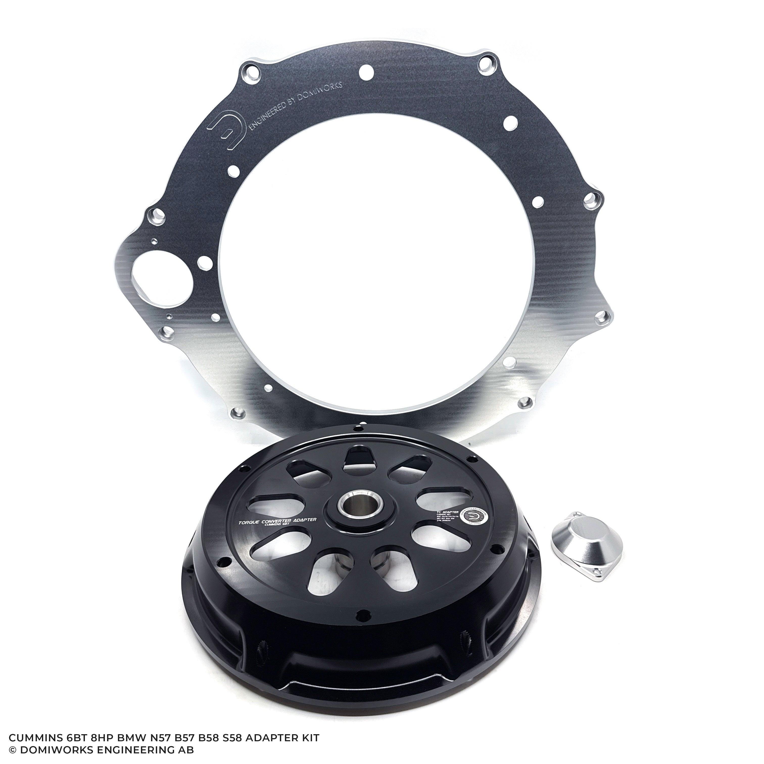 ドムドム アダプター込み Cummins 6BT - BMW 8HP 50/51/70/75/76 N57 B57 B58 S58 ADAPTER KIT