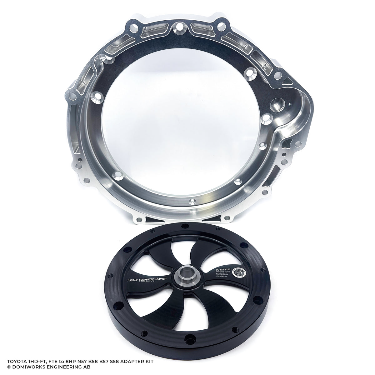 Toyota 1HD/1HZ FT, FTE to BMW 8HP 45/50/70/75 N57 B58 B57 Adapter Kit