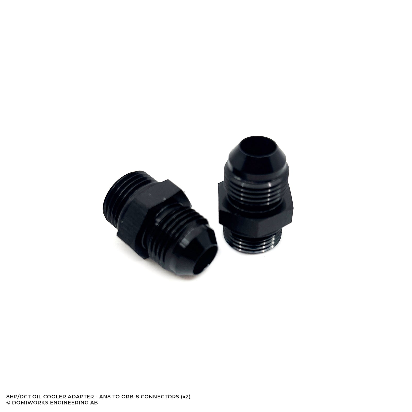 8HP/DCT AN8 TO ORB-8 CONNECTORS FOR OIL COOLER ADAPTER (x2
