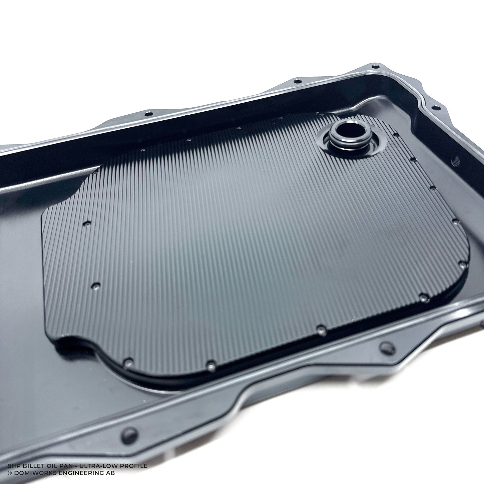 8HP Billet Oil Pan - Ultra-Low Profile – DomiWorks Engineering AB