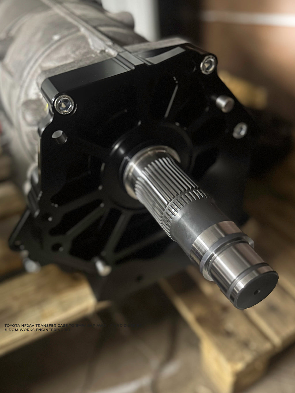 Transfer Case Adapter Kit Toyota HF2AV Transfer Case Adapter kit - BMW 8HP AWD – DomiWorks ...