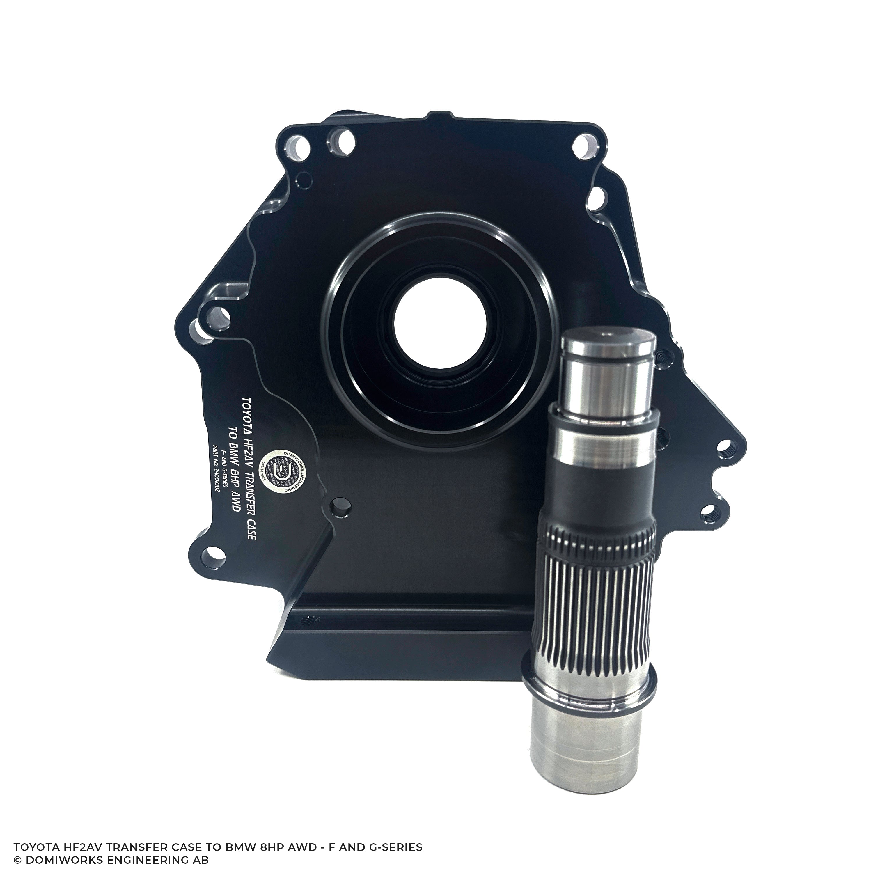 Transfer Case Adapter Kit Toyota HF2AV Transfer Case Adapter kit - BMW 8HP AWD – DomiWorks ...