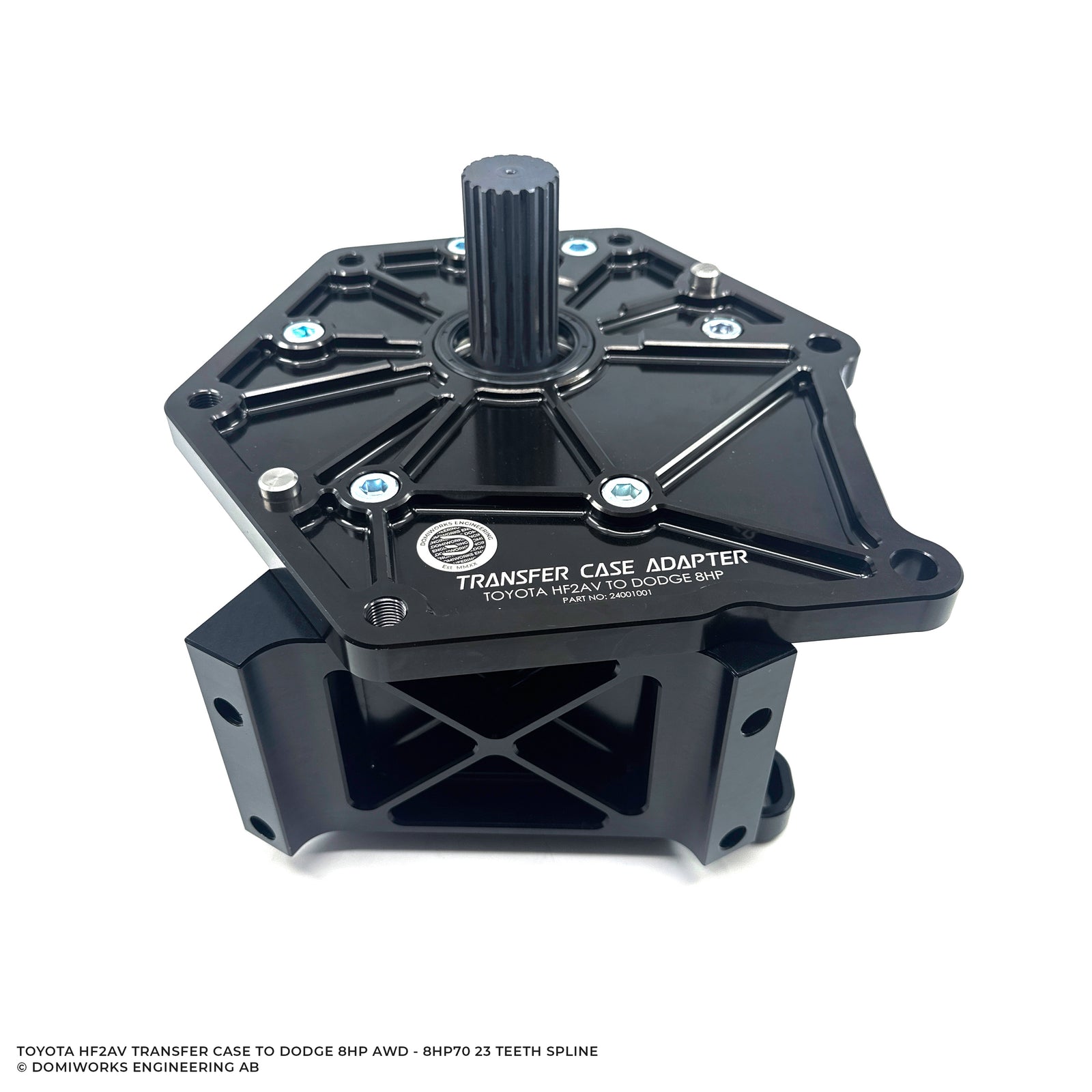 トンパ Toyota HF2AV Transfer Case Adapter kit - Dodge 8HP AWD 23 Spline