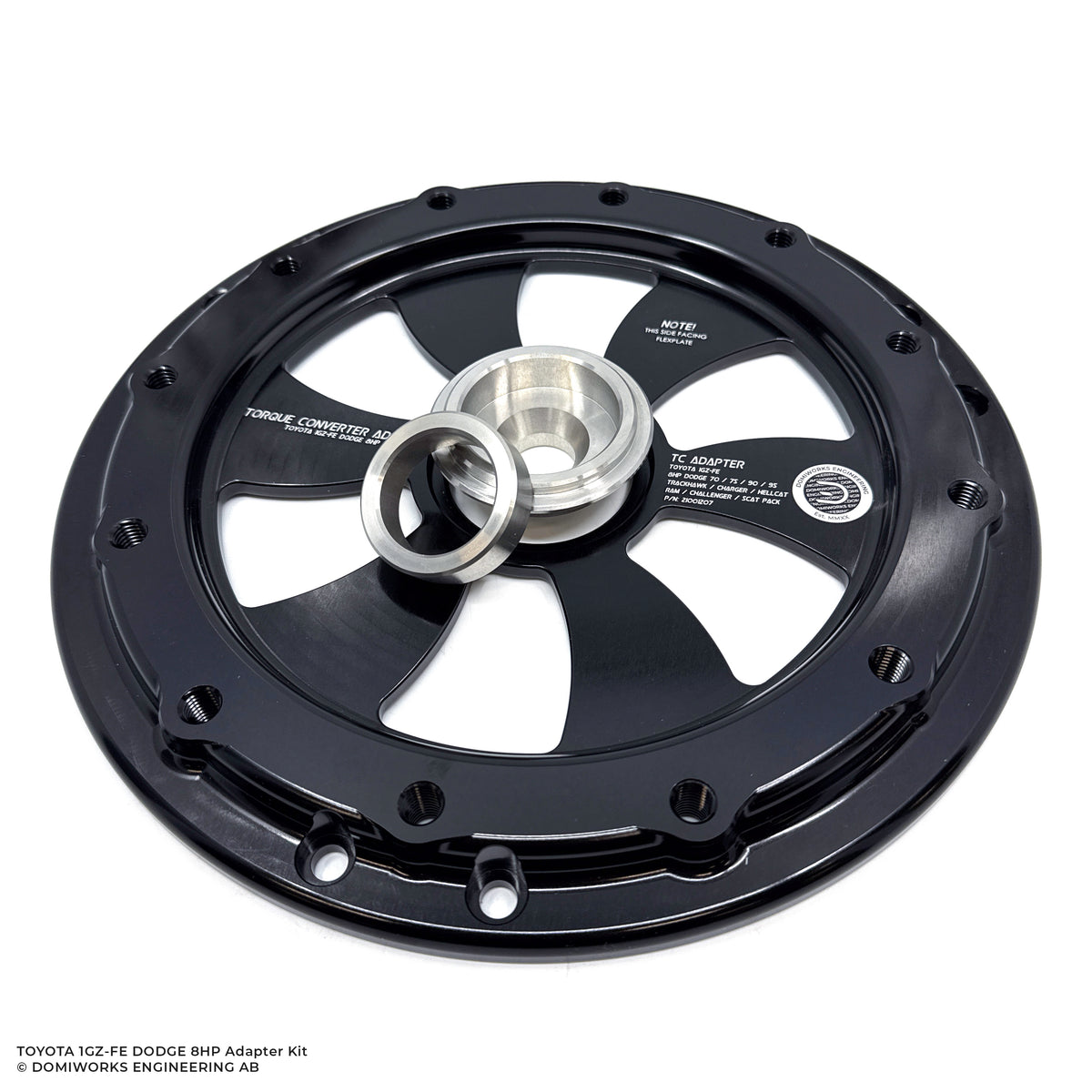 Toyota 1GZ-FE V12 to Dodge 8HP 70/75/90/95 Adapter Kit