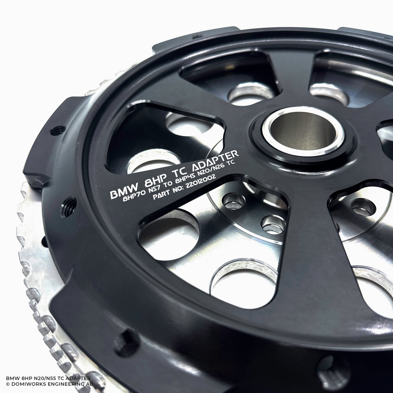 BMW 8HP45 N20/N26 TC Adapter add-on – DomiWorks Engineering AB