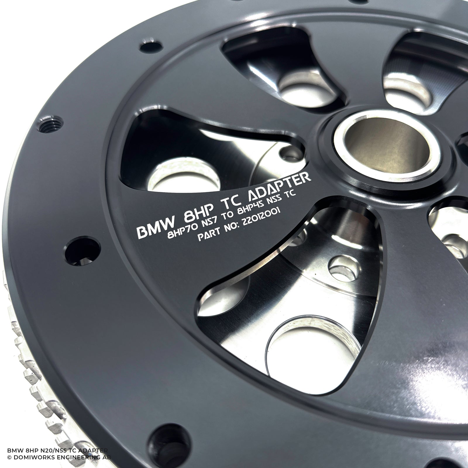 BMW 8HP45 N55 TC Adapter add-on – DomiWorks Engineering AB