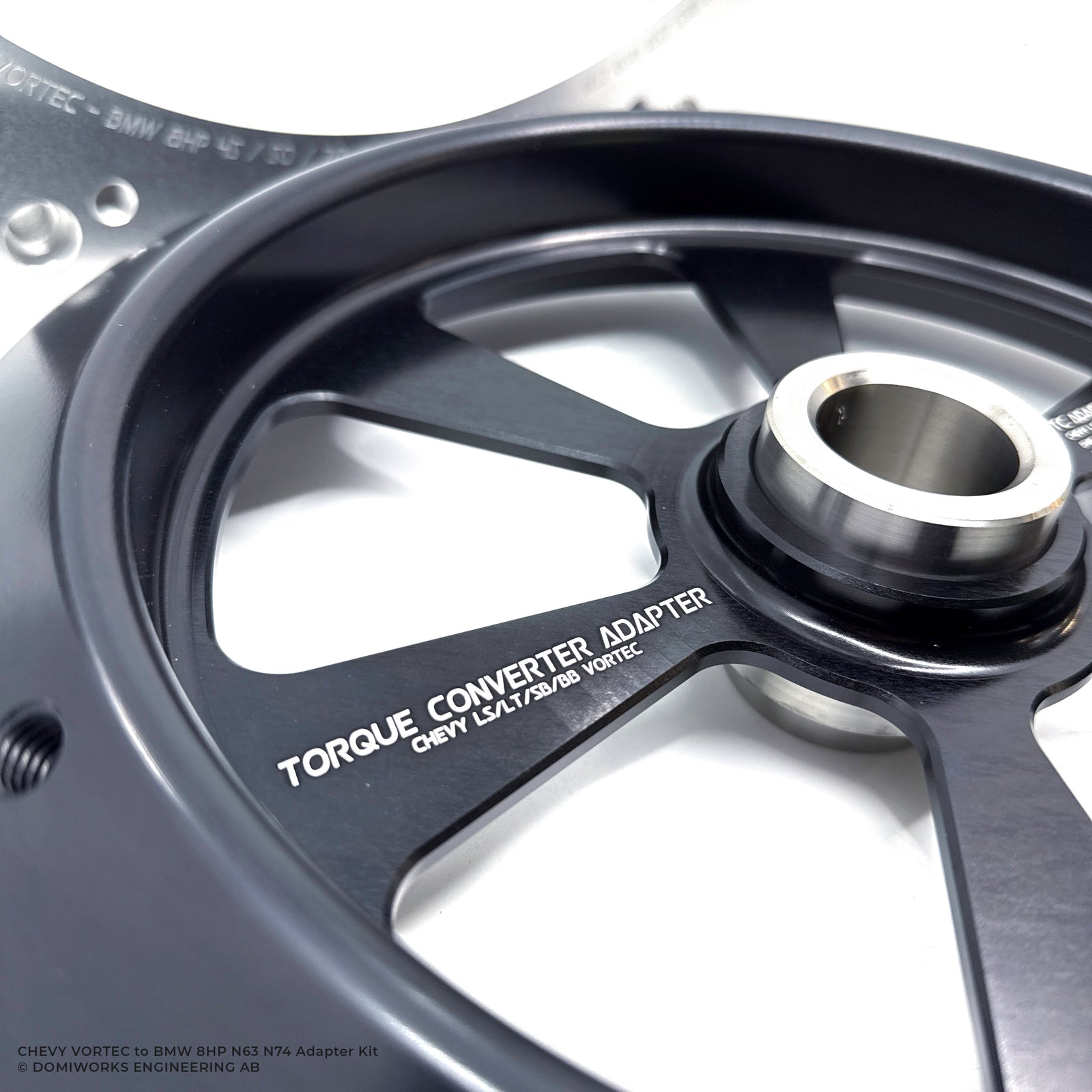 Chevy Vortec to BMW 8HP N63 N74 Adapter Kit – DomiWorks Engineering AB