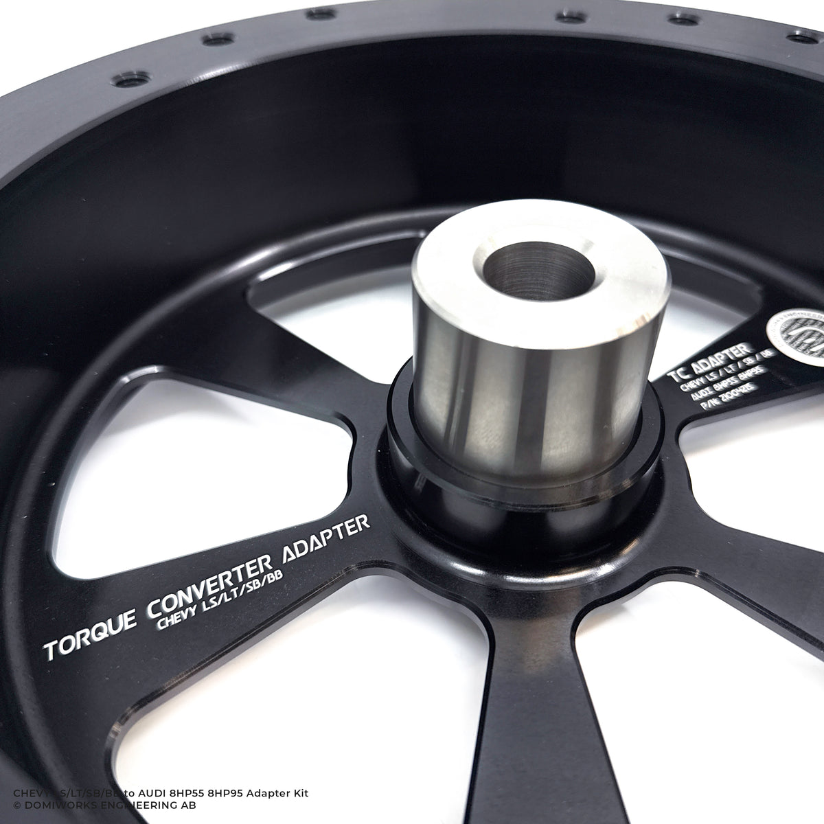 Chevy LS/LT/SB/BB to Audi 8HP55 Adapter Kit