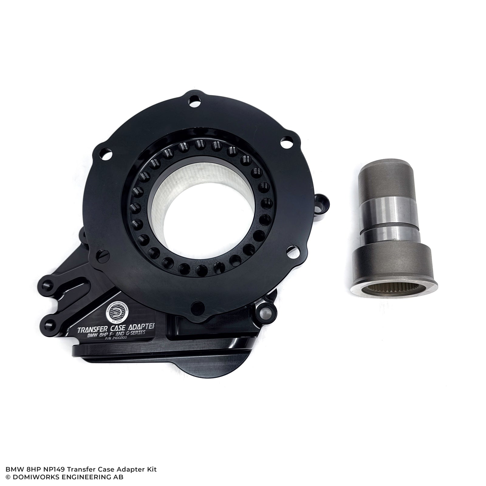 NP149 Transfer Case Adapter Kit to BMW 8HP – DomiWorks Engineering AB