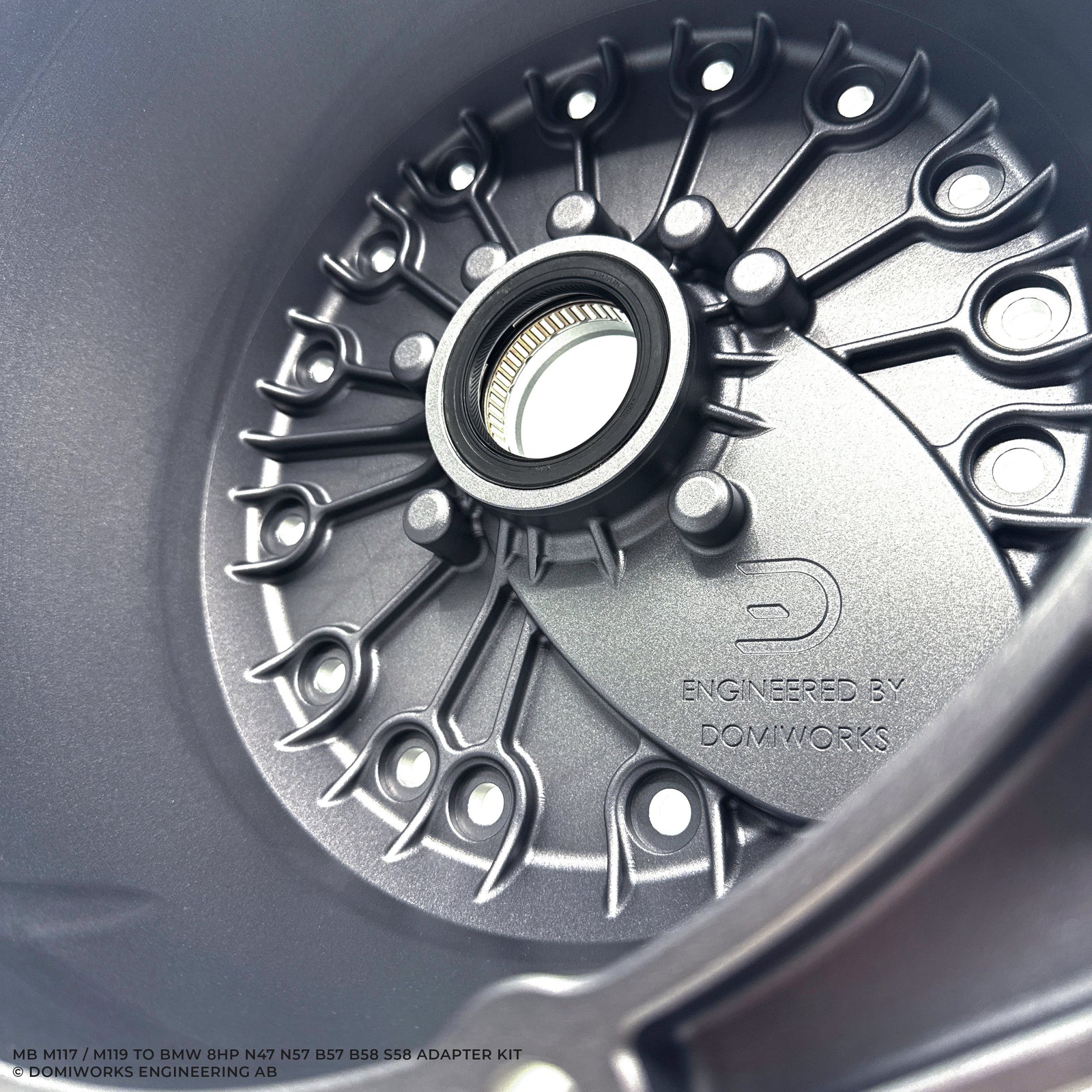 Toyota 1JZ/2JZ Ultim8HP Bellhousing Kit for 8HP95 Dodge Trackhawk