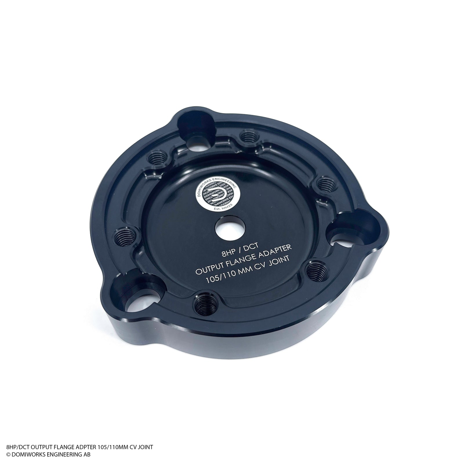 8HP / DCT Output Flange adapter 105-110mm with 18mm or 22mm