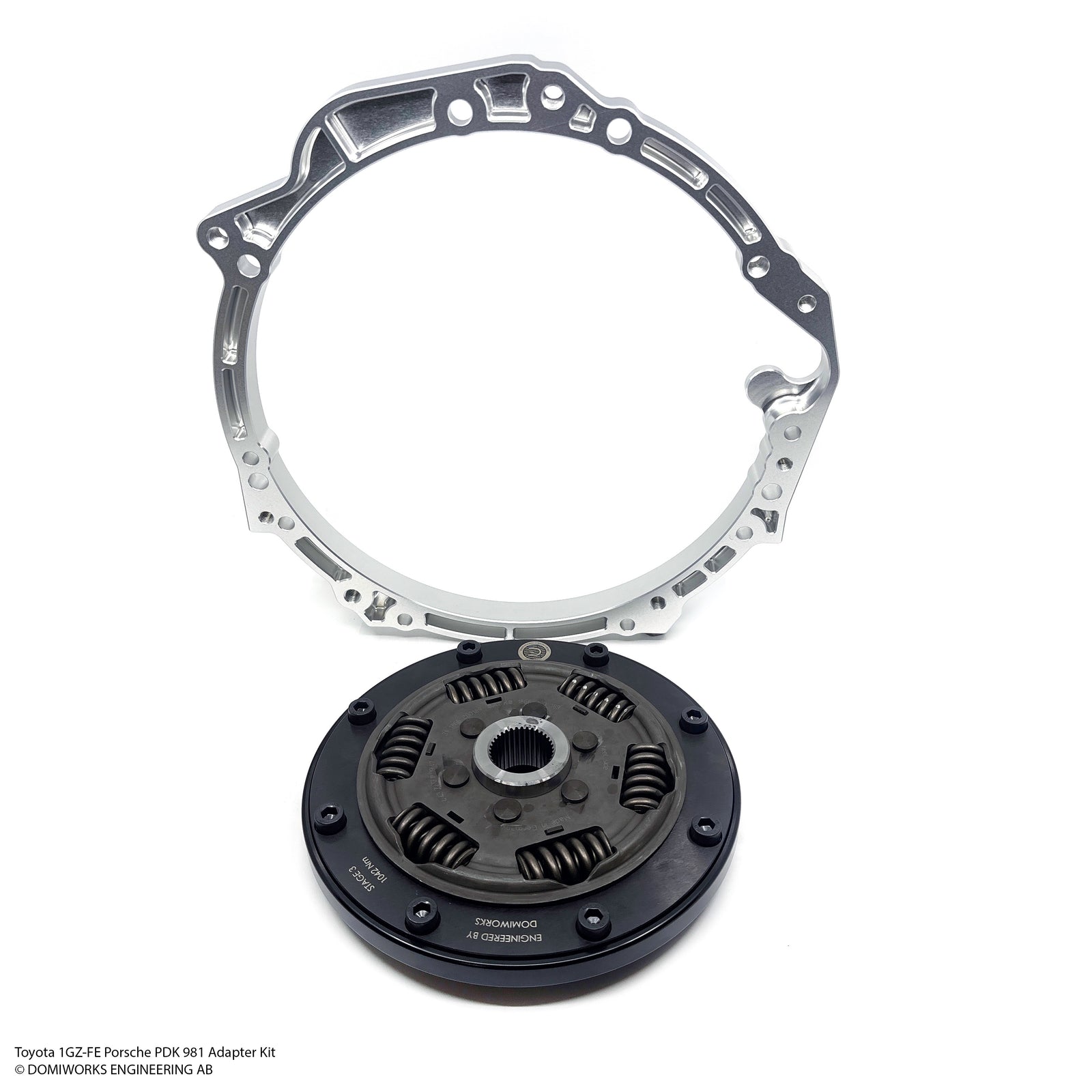 Toyota 1GZ-FE V12 to Porsche PDK 981 Adapter kit – DomiWorks