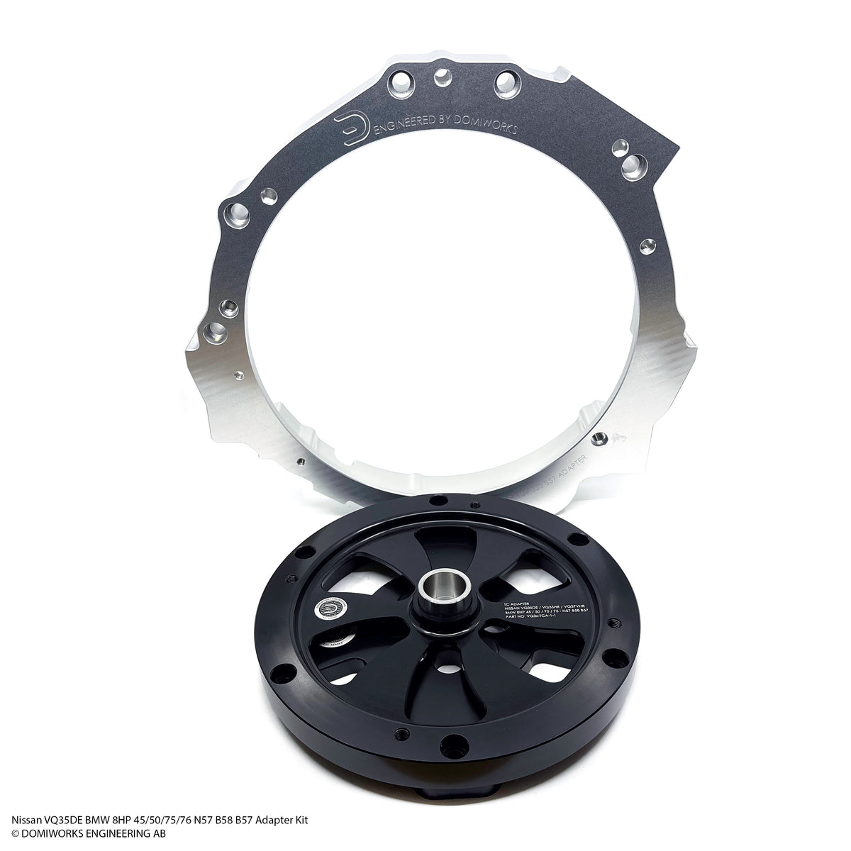 Nissan VQ35DE to BMW 8HP 45/50/70/75 N57 B57 B58 Adapter Kit