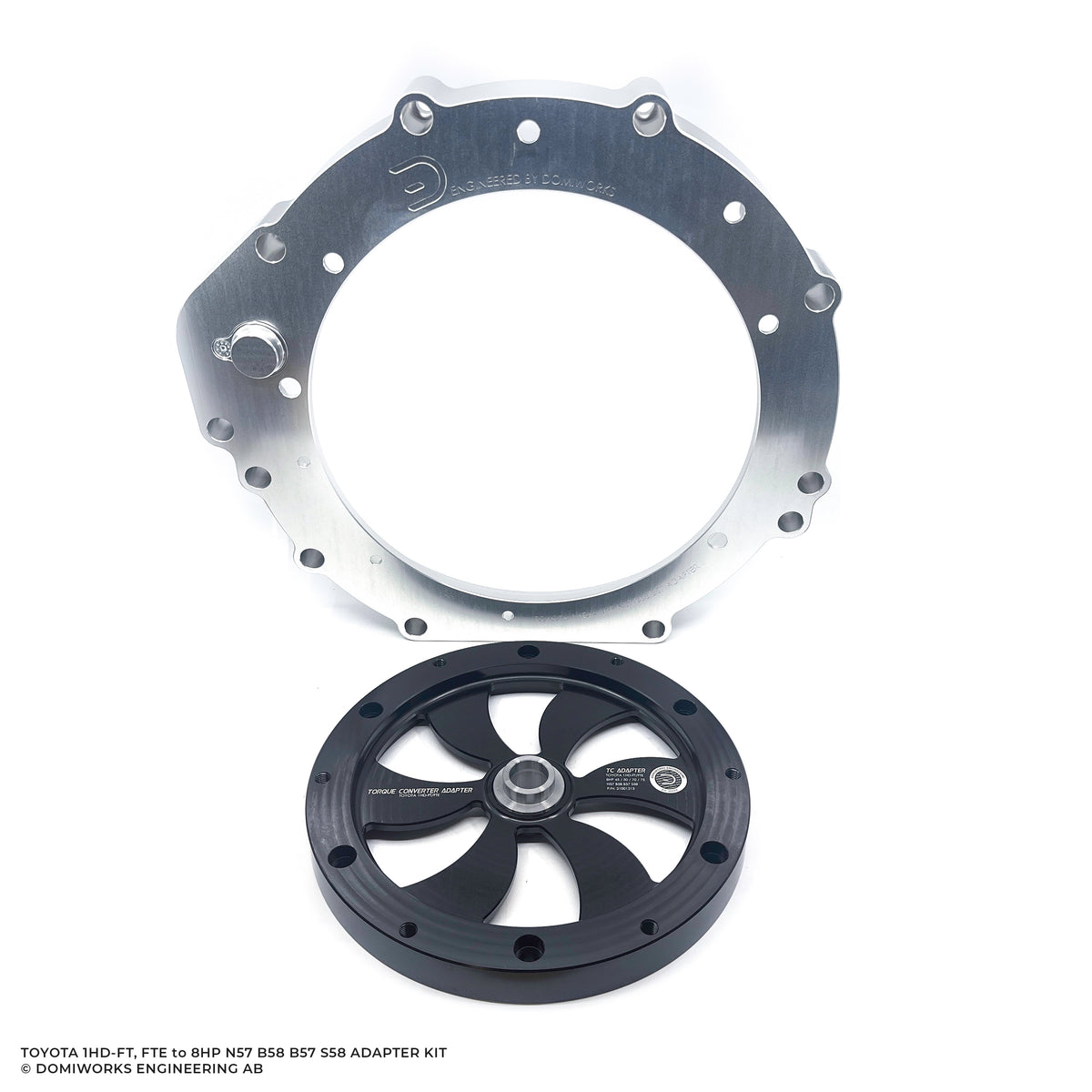 Toyota 1HD/1HZ FT, FTE to BMW 8HP 45/50/70/75 N57 B58 B57 Adapter Kit