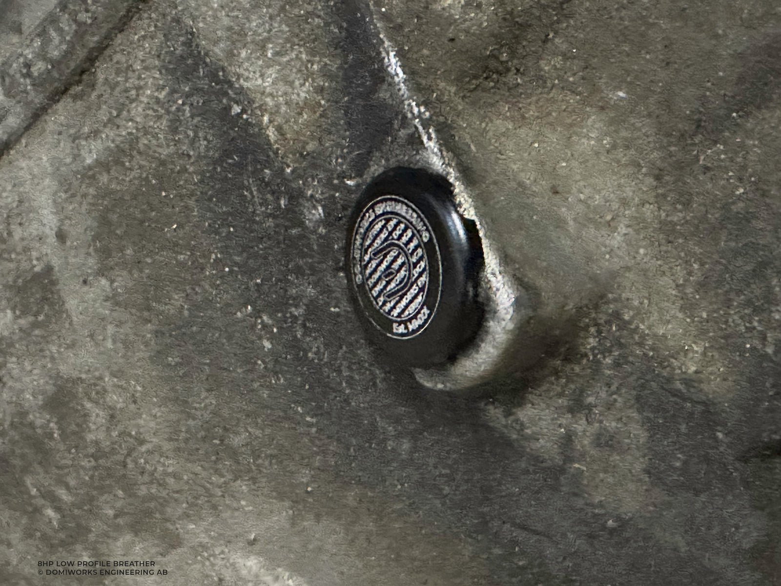 8HP Low Profile Breather Cap – DomiWorks Engineering AB