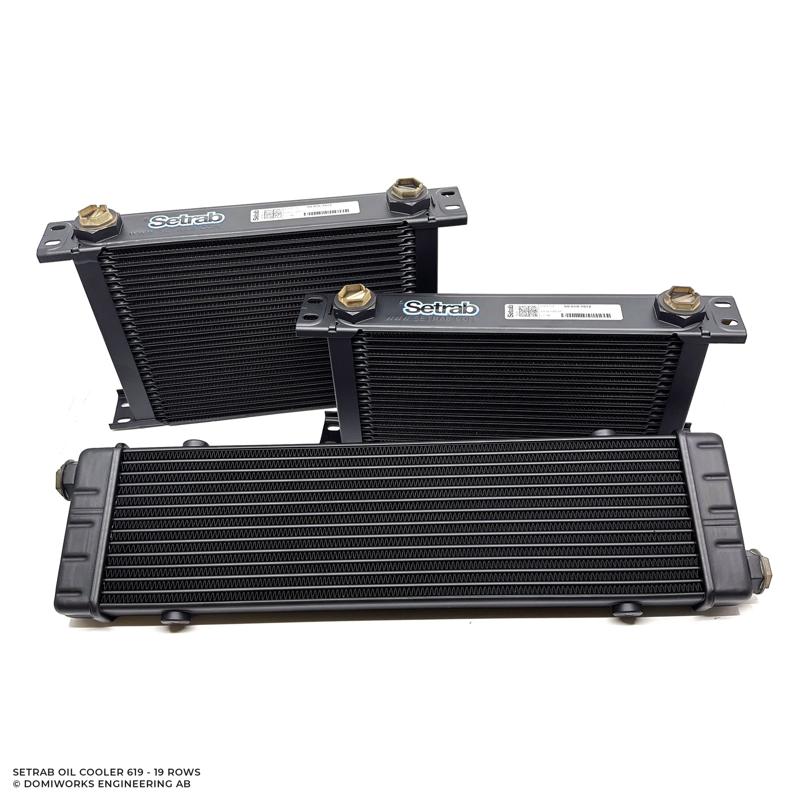 Setrab Oil Cooler ProLine Std 619 - 19 Rows – DomiWorks Engineering AB