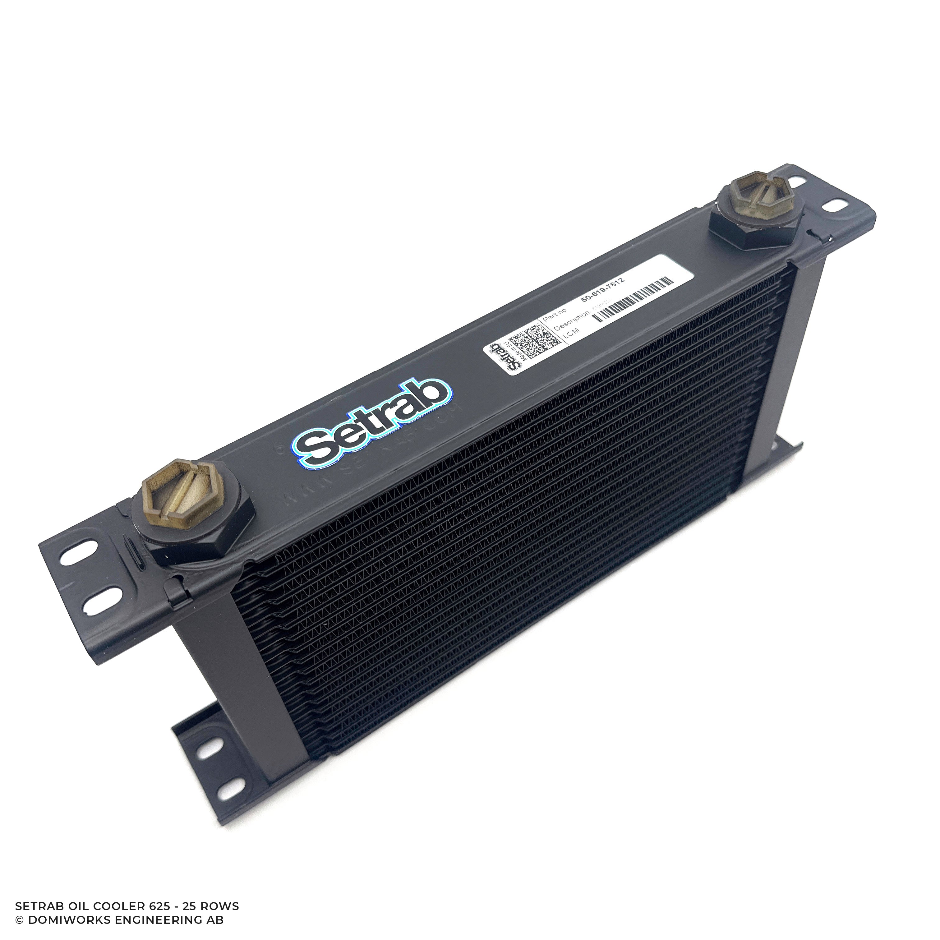 Setrab Oil Cooler ProLine Std 625 - 25 Rows – DomiWorks Engineering AB