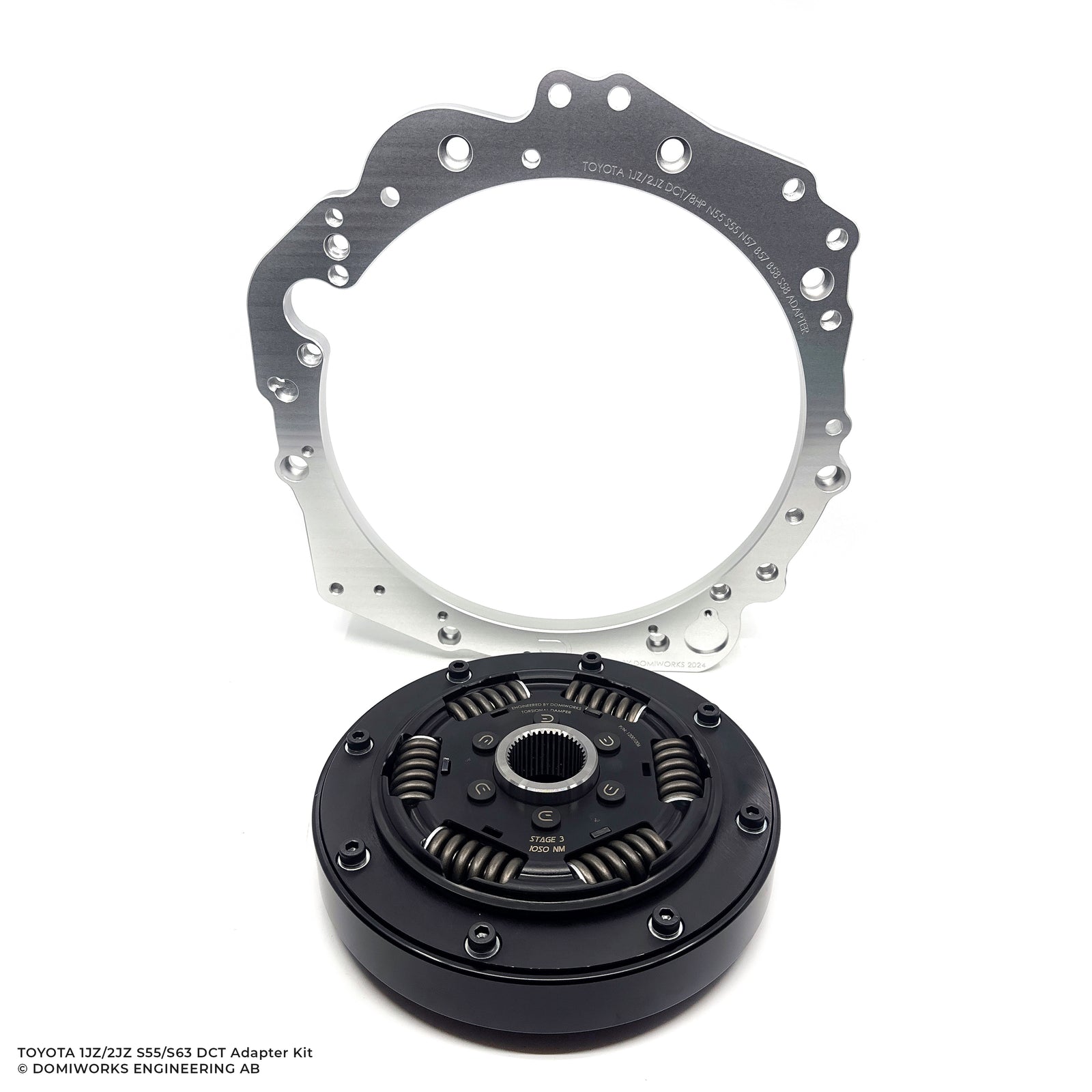 kuro@2JZGTE　※再配送用 1JZ/2JZ to S55 DCT Adapter kit – DomiWorks Engineering AB