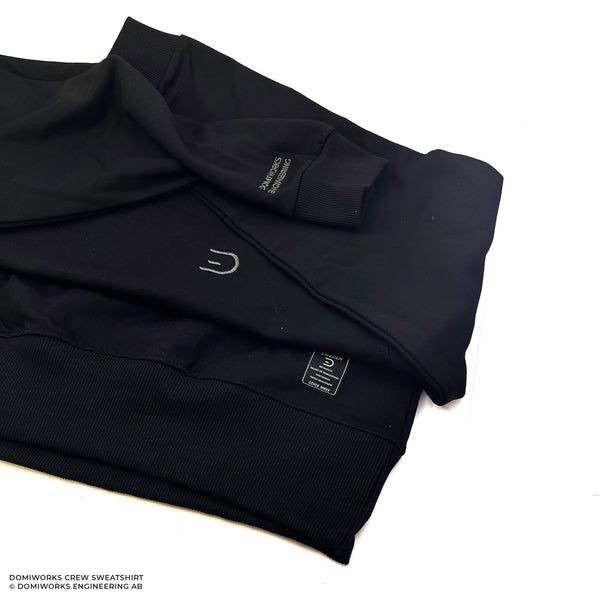 DomiWorks Crew Black Sweatshirt