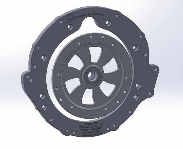 Toyota 1UZ/2UZ/3UZ to Dodge 8HP 70/75/90/95 Charger/Challenger/Scat Pack Hellcat Trackhawk RAM Adapter Kit