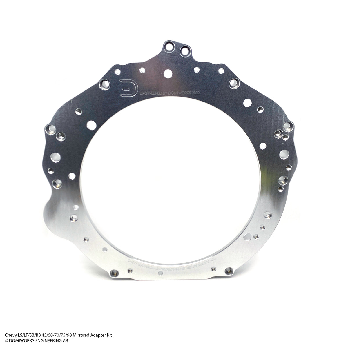 Chevy LS/LT/SB/BB to 8HP 45/50/70/75/90 N57 B57 B58 N63 N73 N74 Mirrored Starter Adapter Kit