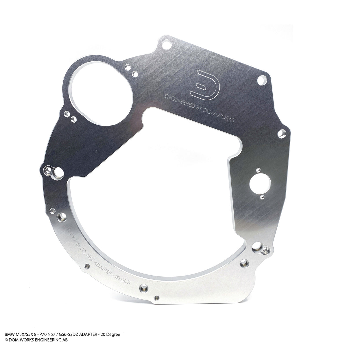 BMW M5x/S5x M20 8HP 45/50/70/75 N57 B57 B58 Adapter - 20 degree tilt