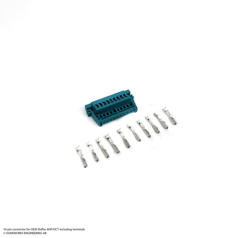 10-pin connector including terminals for OEM Shifter 8HP/DCT