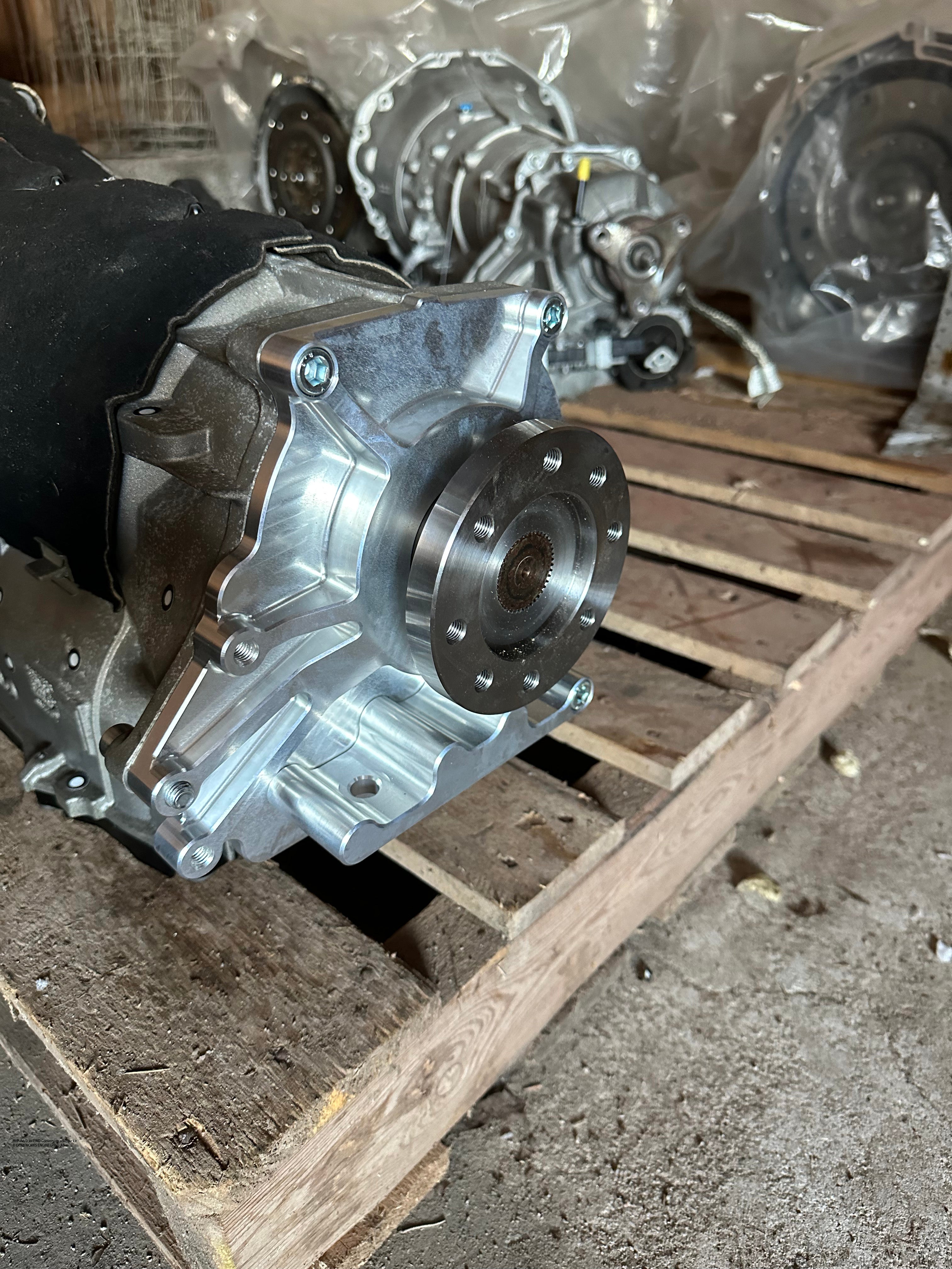 8HP AWD to RWD Transmission conversion adapter kit – DomiWorks ...