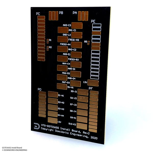 DCT PCB Install Board